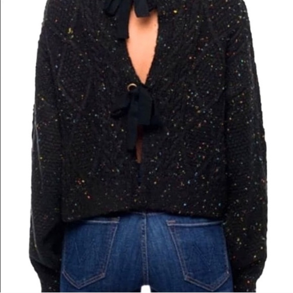 John + Jenn L Speckled Tie Back Sweater - Picture 13 of 13